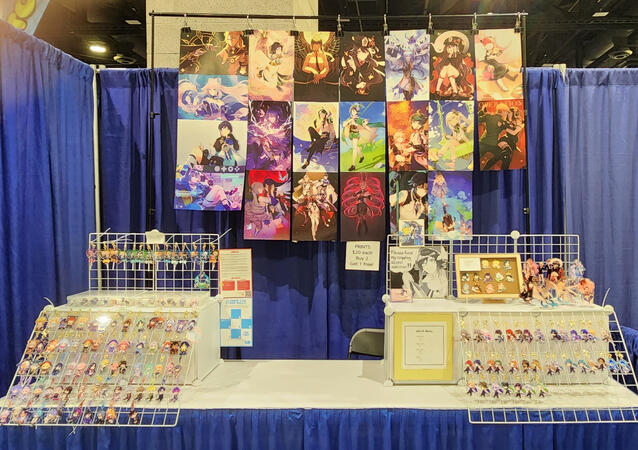 Rhode Island Anime Con 2023 Set Up